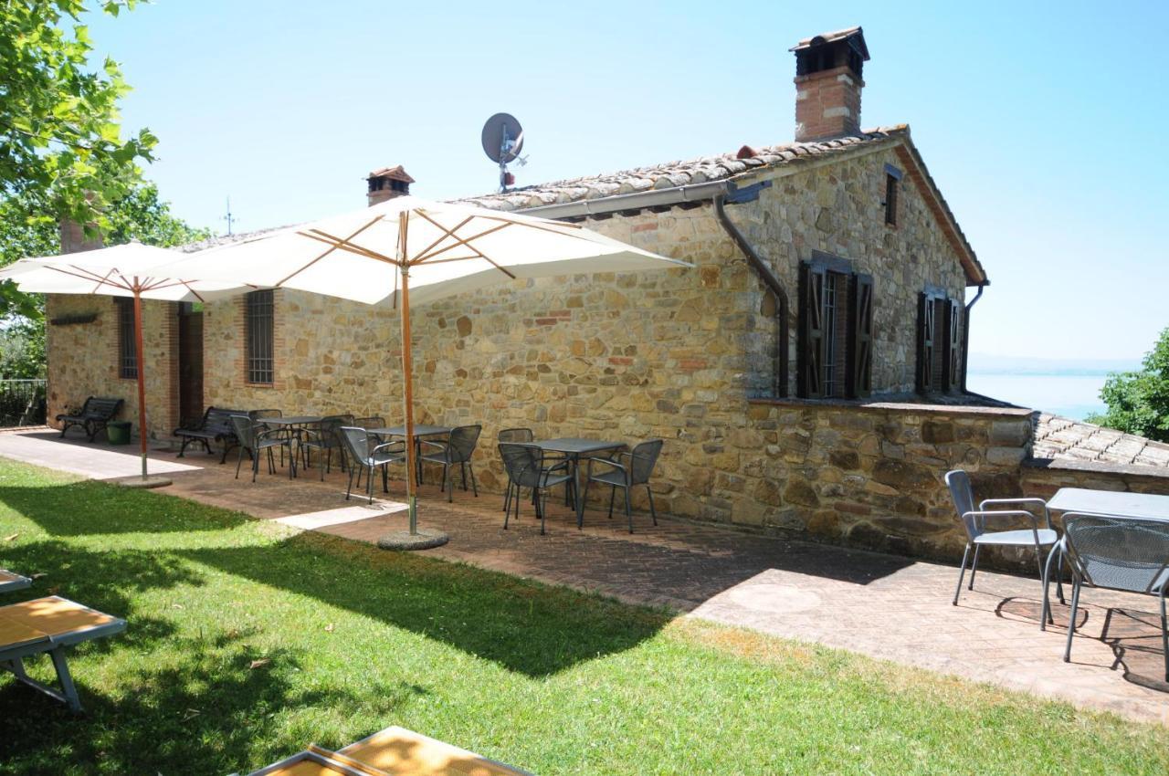 Agriturismo Panorama Sul Lago ปัสซีญาโน ซุล ตราซีเมโน ภายนอก รูปภาพ